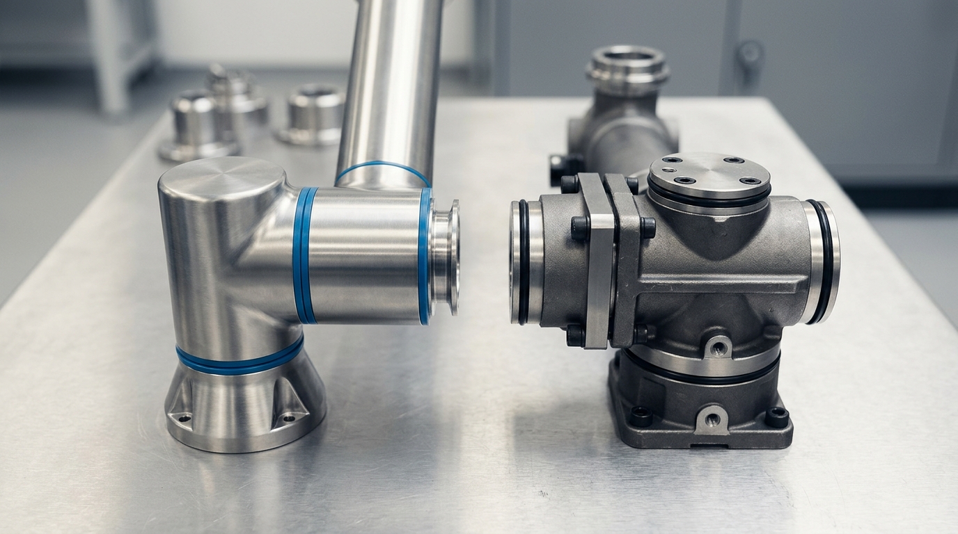 Food contact compliant robot: commercial kitchen filters