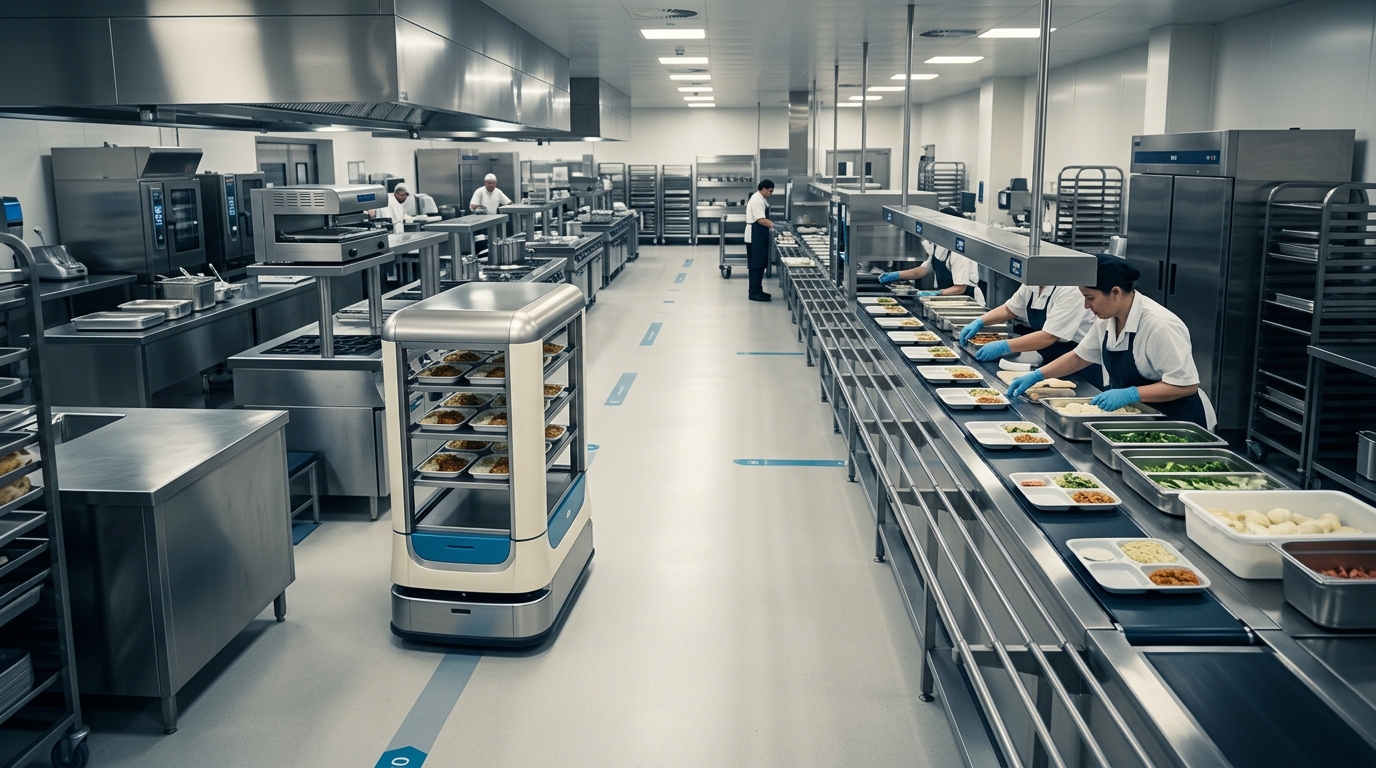 Institutional catering automation: what works and what fails