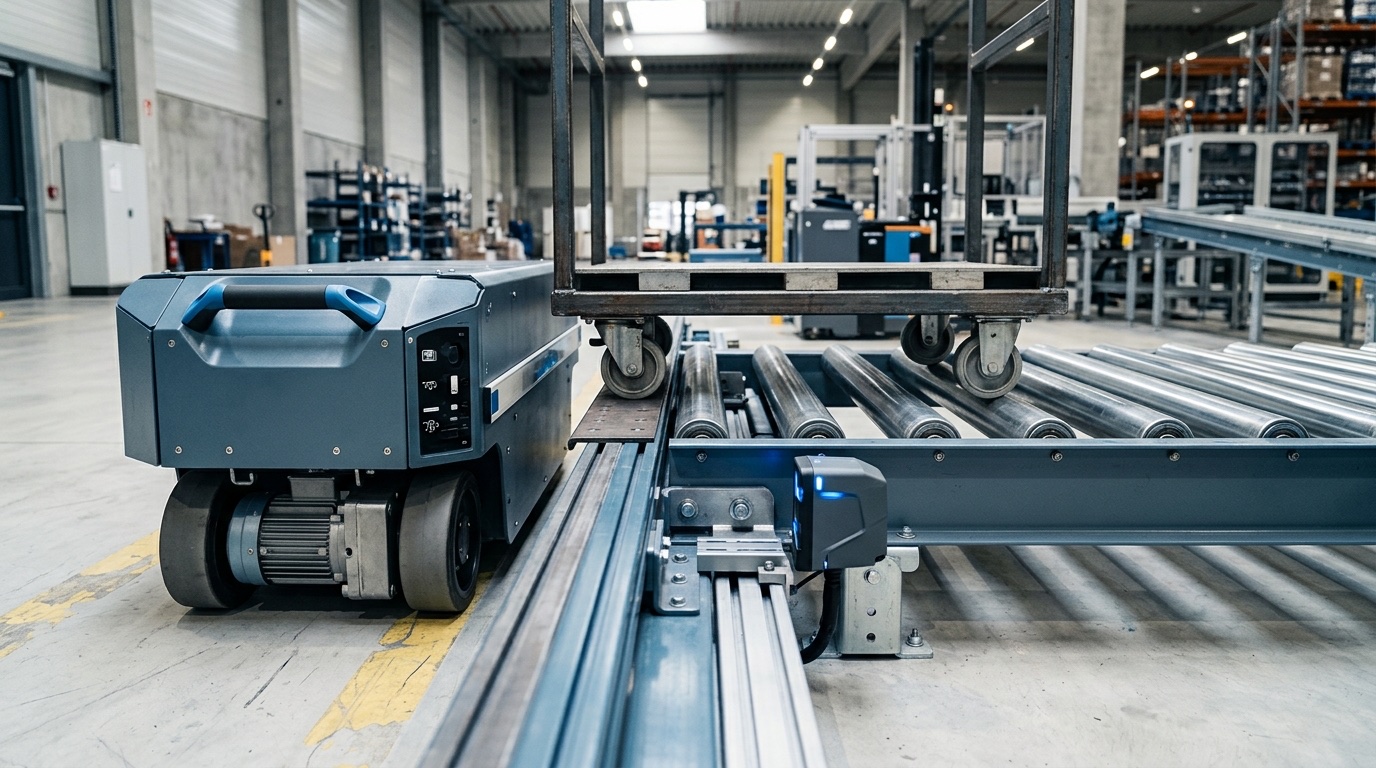 Lastaufnahme und Übergabe: die dreißig Zentimeter, an denen Transportroboter-Projekte scheitern