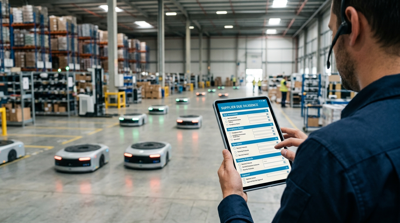 Robotik-Lieferantenrisiko: Finanzierungsdaten vor der Unterschrift lesen