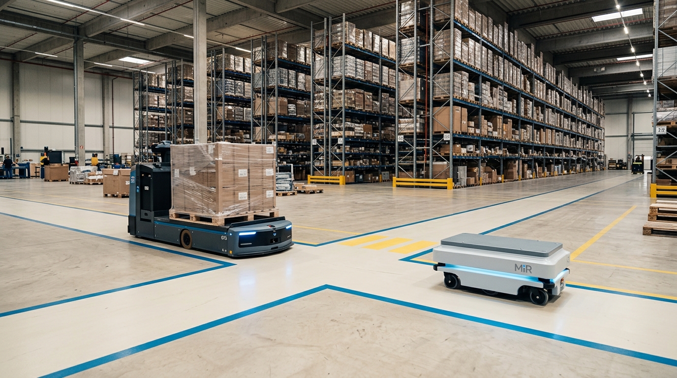 VDA 5050 and the mixed fleet: what the standard covers and what it does not