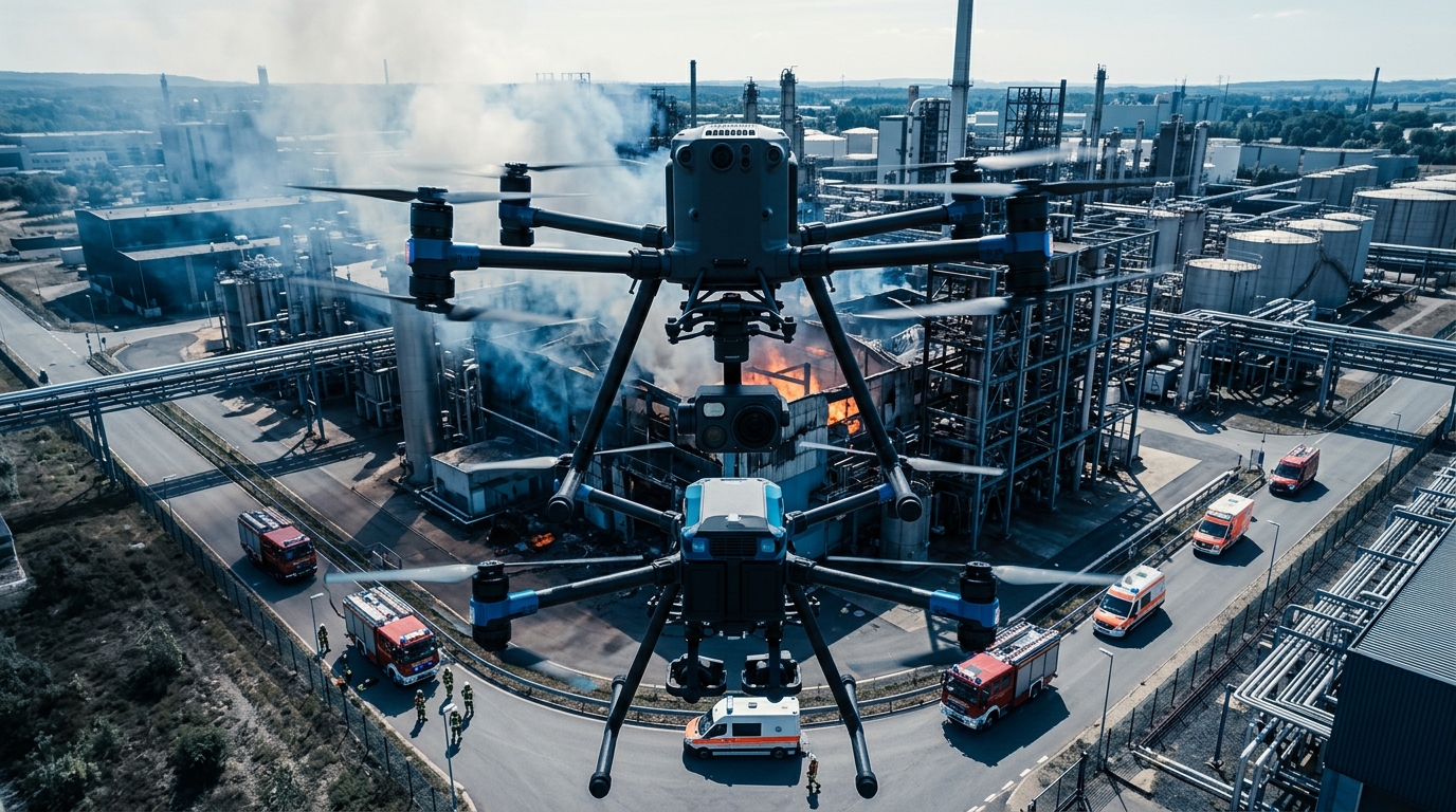 Fire drones: situational awareness for the first crew